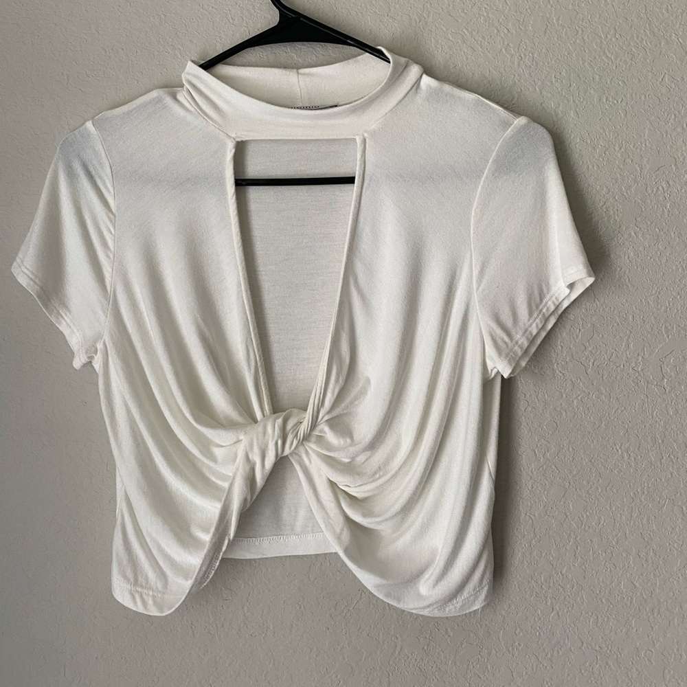 White Crop Top